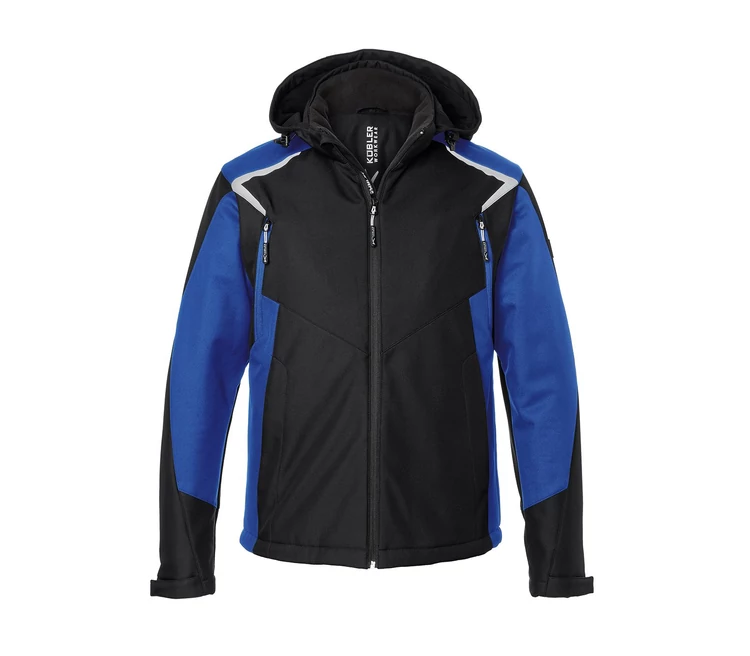 Kübler Bodyforce téli softshell kabát - fekete/királykék (9946)