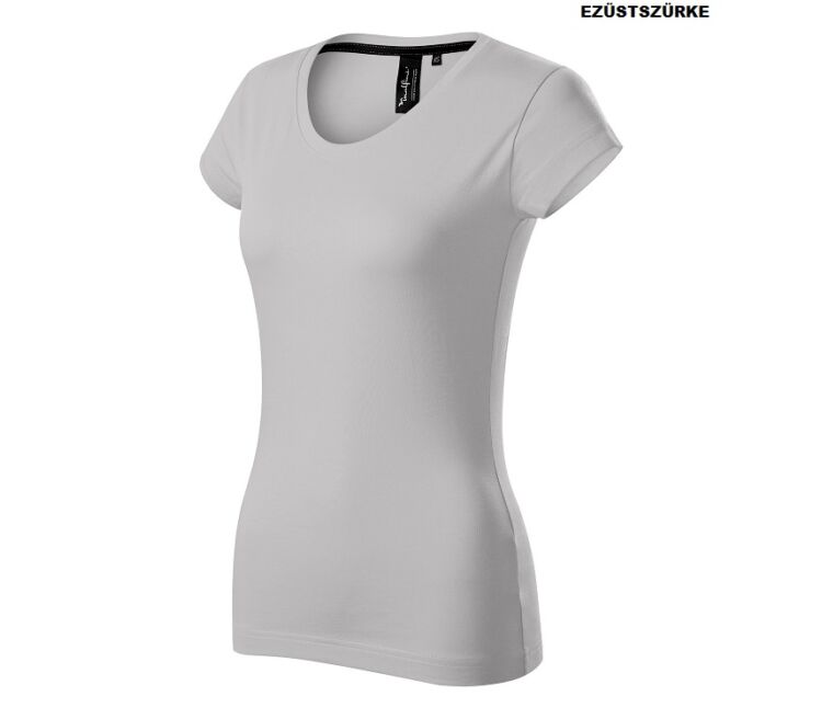 Malfini Exclusive prémium női póló Ezüstszürke (A4)