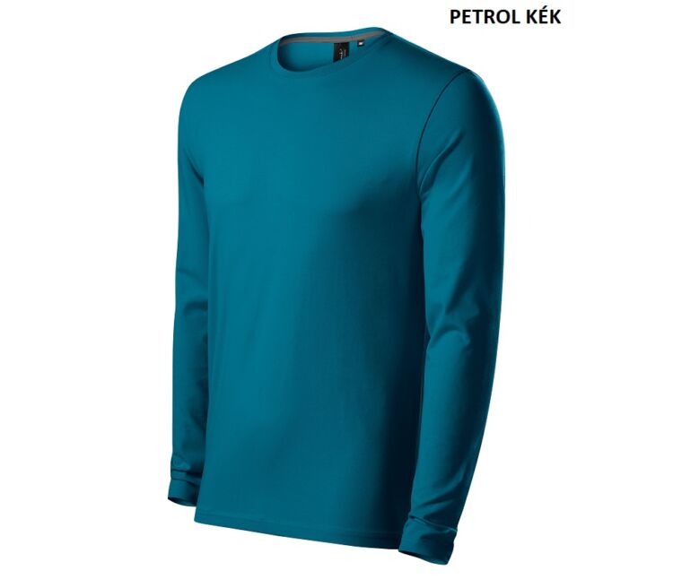 Malfini Brave 155 prémium hosszúujjú póló Petrol kék (93)