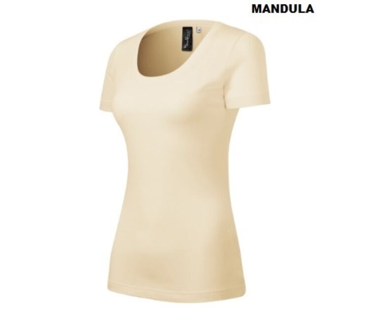 Malfini MERINO RISE 158 női prémium merinói gyapjú póló (Mandula 21)