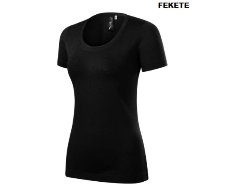 Malfini MERINO RISE 158 női prémium merinói gyapjú póló (Fekete 01)