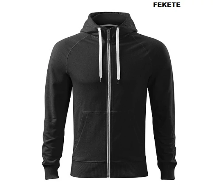 Malfini Voyage 452 pamut férfi pulóver Fekete (01)