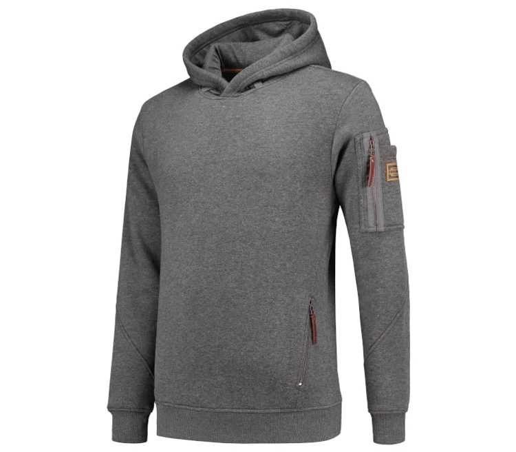 Tricorp T42 Prémium hooded sweater pulóver Stone melange (TD)