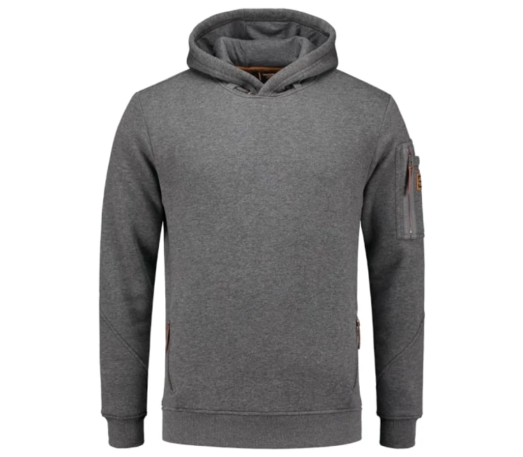 Tricorp T42 Prémium hooded sweater pulóver Stone melange (TD)