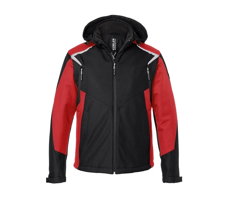  BODYFORCE softshell télikabát Fekete/középpiros (9955)