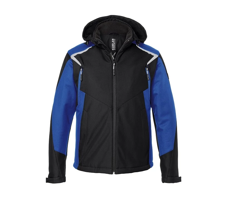 BODYFORCE softshell télikabát Fekete/királykék(9946)