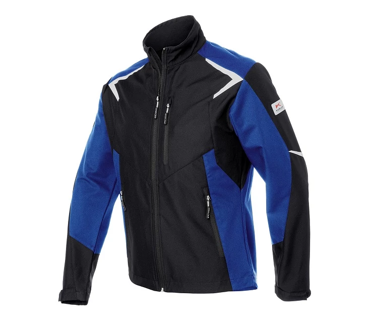 BODYFORCE softshell kabát Fekete/királykék(9946)