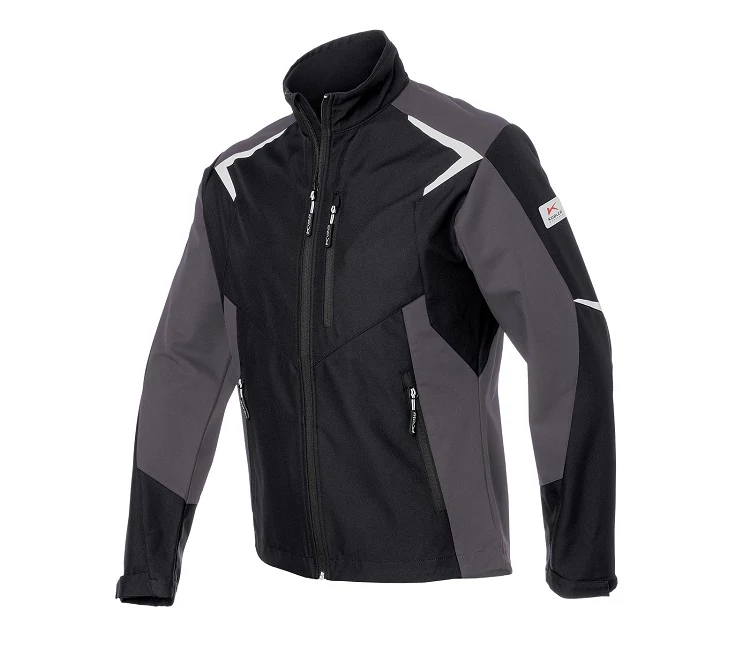 BODYFORCE softshell kabát Fekete/antracit (9997)