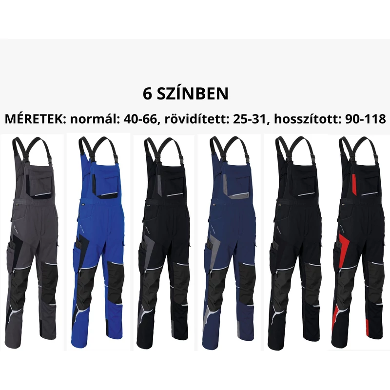Kübler Bodyforce mellesnadrág - 6 színben - 40-66 méretig
