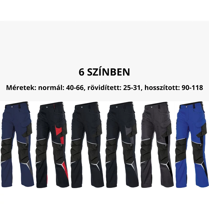 Kübler Bodyforce PRO deréknadrág - 6 színben 40-66 méretig!
