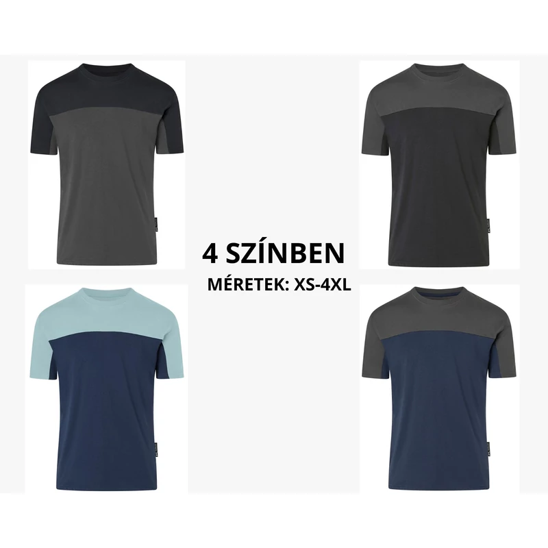 Kübler Reforce környakas póló - 4 színben XS-4XL méretig!
