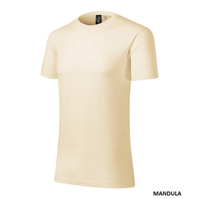 Malfini MERINO RISE 157 prémium környakas póló Mandula (21)