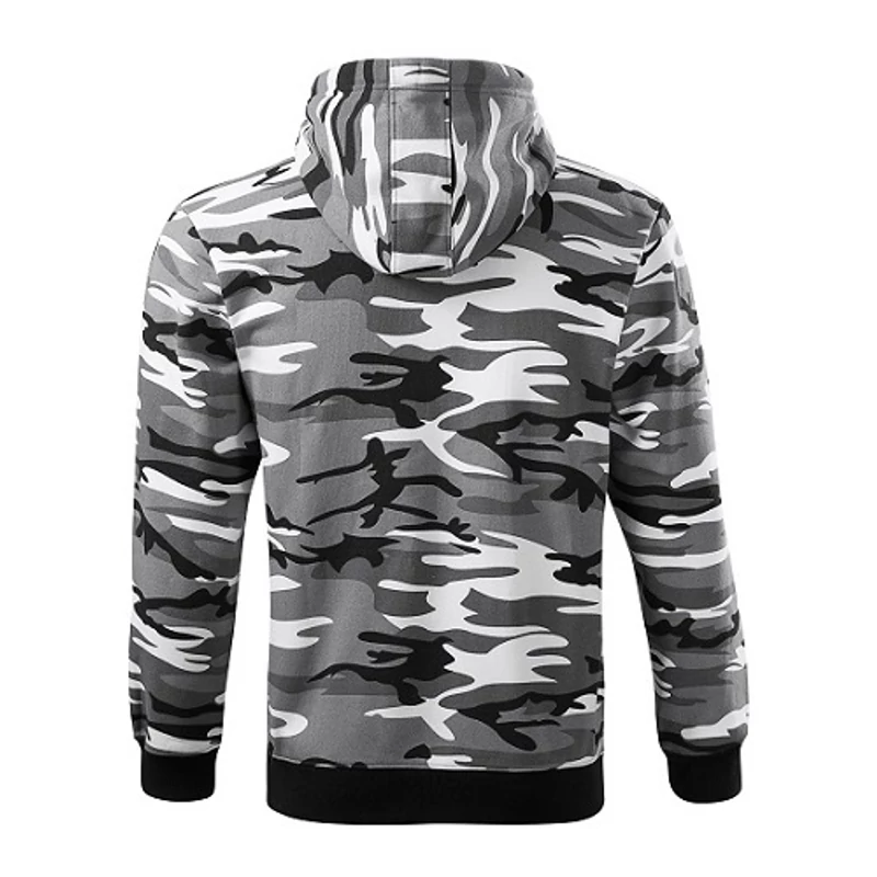 Malfini Camo zipper C19 Férfi felső Szürke terepszín (32)