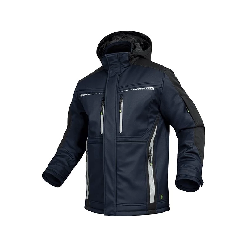 LeibWachter Flex-Line Téli Softshell dzseki Tengerészkék/fekete